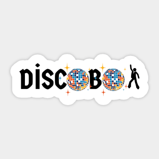 Disco boy, Party boy Sticker